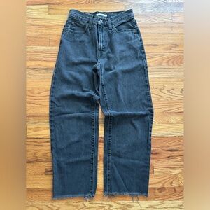 Levi's Charcoal Baggy Jeans